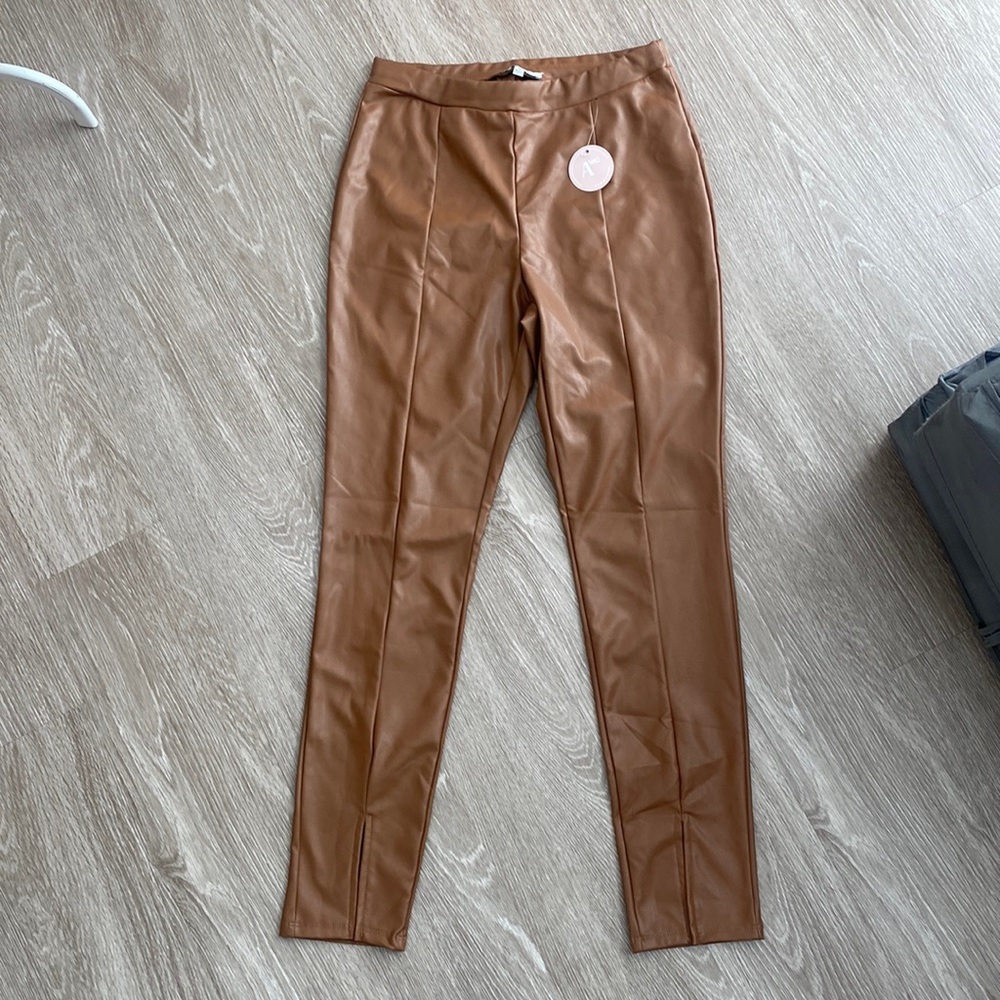 Pleather leggings